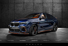 BMW X6 M с салоном цвета Lamborghini Orange от Carlex Design