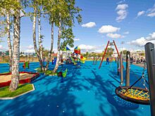 В Коркино открылась самая большая на Южном Урале детская площадка