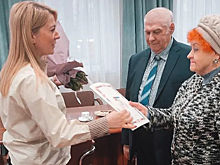 В Щелкове поздравили с 60-летним юбилеем супружеской жизни семью Литовченко