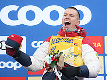 Большунов выиграл золото на этапе Кубка мира
