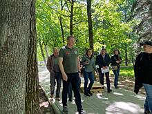 В парке Бородино куряне, чиновники и экологи осмотрели деревья