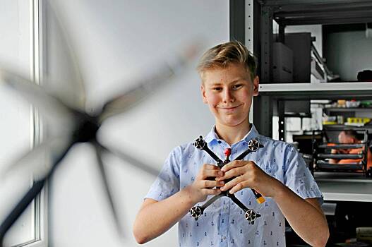 Тринадцатилетний московский изобретатель разработал систему управления беспилотниками