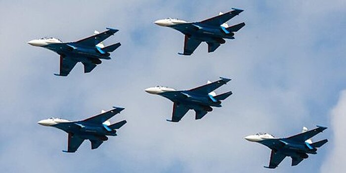 В Москве началась репетиция воздушной части парада к 9 Мая