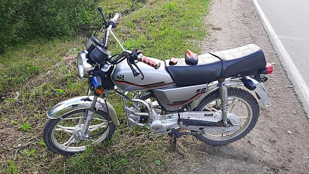 Подросток на мопеде пострадал под Вологдой