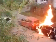 Ревнивый уссуриец превратил машину своей жены в факел