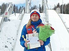 Кировчанка Александра Баранцева выиграла этап Кубка России по прыжкам на лыжах с трамплина
