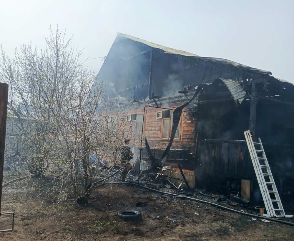 26 апреля в Бузулукском районе горел жилой дом