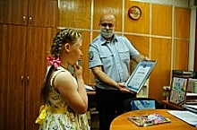 Призера конкурса детского творчества «Полицейский Дядя Степа» наградили в Зеленограде