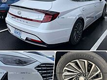 Новая гибридная Hyundai Sonata попалась фотошпионам