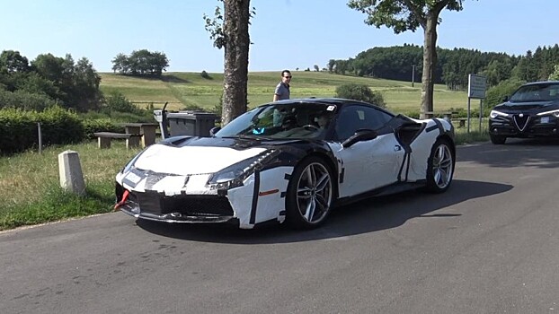 На тестах замечен прототип Ferrari 488 GTB