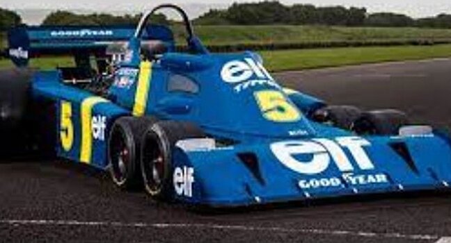 Tyrrell P34: Шестиколесный болид команды Tyrrell Racing
