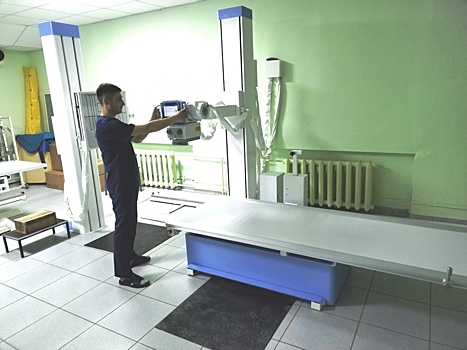 Новой рентгеновской установкой смогут воспользоваться пациенты Вадской ЦРБ
