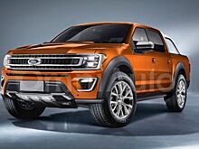 Опубликован рендер нового пикапа Ford Ranger