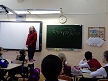 Василий Чернов рассказал ребятам из школы № 1212 о том, почему стал писателем