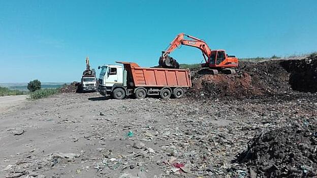 В Волгоградской области приступили к ликвидации крупной свалки