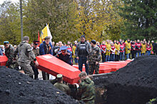 В Покровском предали земле останки 119 красноармейцев