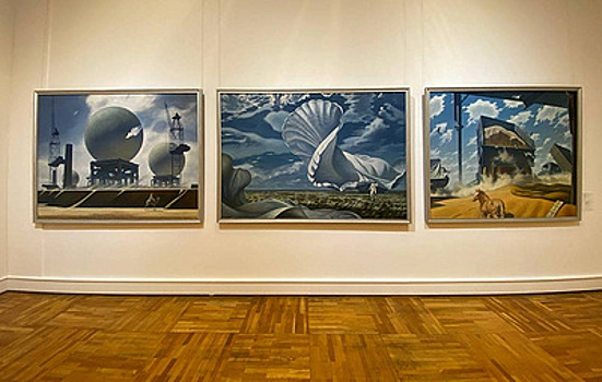 В Третьяковке на Крымском валу открылась выставка "Шедевры искусства Казахстана"