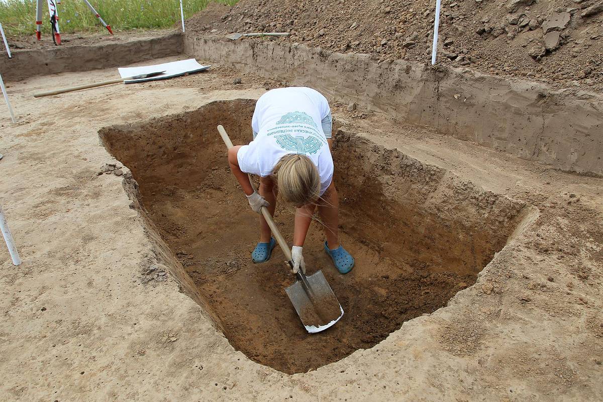 Могила знатного сарматского воина с мечом и колчаном найдена в России