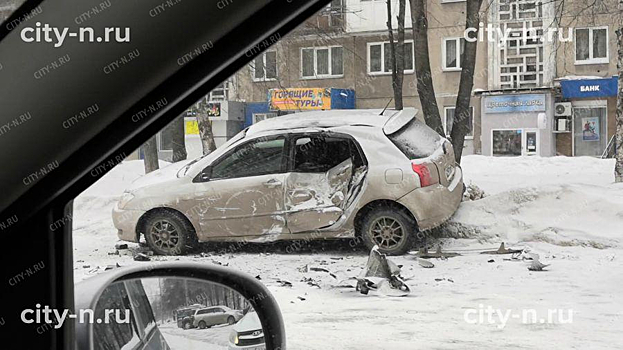 Два автомобиля разбились в центре Новокузнецка