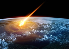 На Землю упал астероид