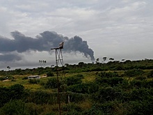 Появилось видео места нападения боевиков на базу США в Кении