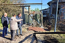 ВСУ разрушили дом в белгородском селе Сподарюшино