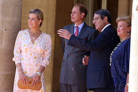 Принц Эдвард и графиня Уэссекская Софи встретились с президентом и первой леди Кипра