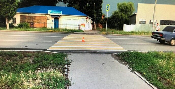 В Новочеркасске на «зебре» сбили пешехода