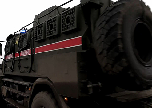 Военная комендатура Херсонской области обеспечила безопасность проведения гуманитарной акции в Свято-Никольском женском монастыре