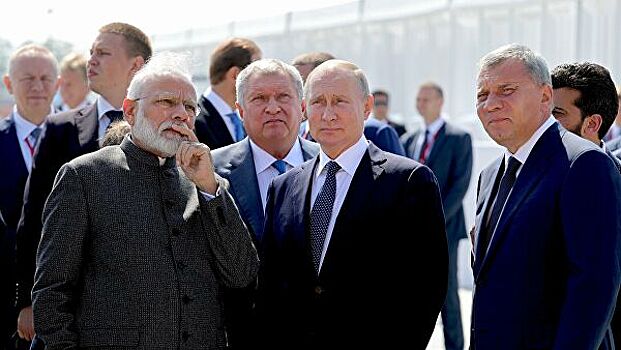 Путин назвал Индию ключевым партнером России