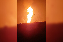В Ставрополье огненный столб над горящим газопроводом поднялся на 25 м