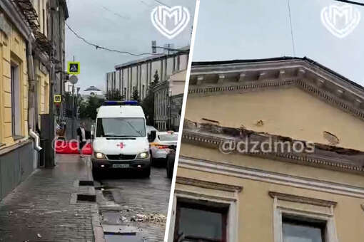 Минздрав: пострадавшим при падении фасада дома в Москве не нужна госпитализация