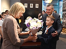 10-летний мальчик награжден медалью "Защитник Курской области"