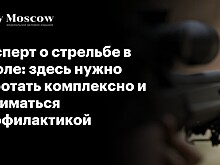 Эксперт о стрельбе в школе: здесь нужно работать комплексно и заниматься профилактикой