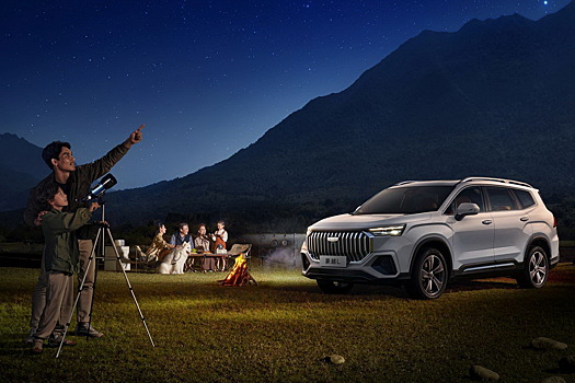 Семиместный кроссовер Geely Okavango: АИ-92 и другая мультимедиа