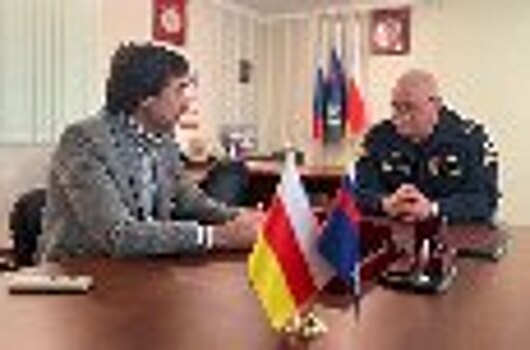 Начальник УФСИН России по Республике Северная Осетия – Алания Константин Шулаков провел рабочую встречу с президентом Торгово-промышленной палаты региона Анзором Караевым