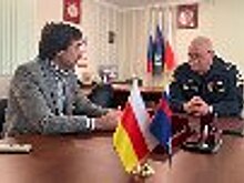 Начальник УФСИН России по Республике Северная Осетия – Алания Константин Шулаков провел рабочую встречу с президентом Торгово-промышленной палаты региона Анзором Караевым