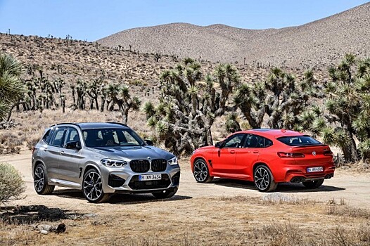 В России поступили в продажу новые BMW X3 M и BMW X4 M