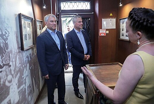 Вячеслав Володин и Владимир Андрейченко посетили музей Марка Шагала в Витебске