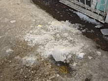 «Надейтесь на чудо». Снежная глыба на Горького едва не покалечила еще одного человека