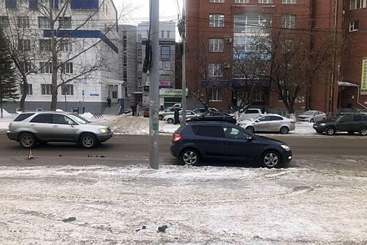 В Томске иномарка сбила пожилого пешехода