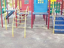 Детский комплекс на Островитянова починили