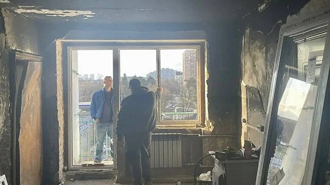 Подрядчик приступил к замене окон, поврежденных обломками БПЛА в Краснодаре