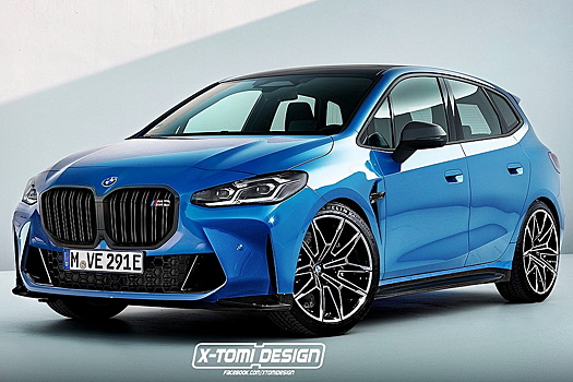Дизайнеры показали, как может выглядеть BMW M2 Active Tourer