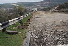 Ремонт оползневого участка под Севастополем может растянуться на всё лето