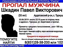 55-летний Павел Шкадин пропал в Нижегородской области