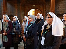 Сестры милосердия храма у Соломенной сторожки посетили Сретенский мужской монастырь