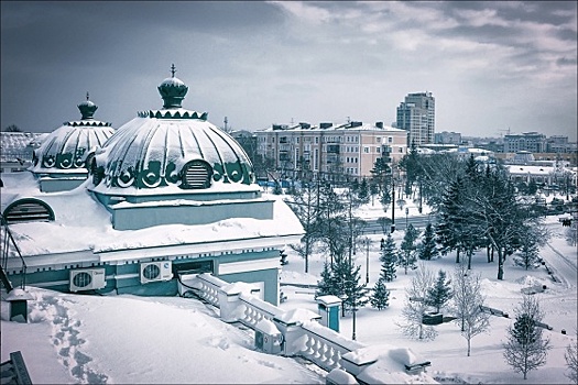 Омск зимой фото