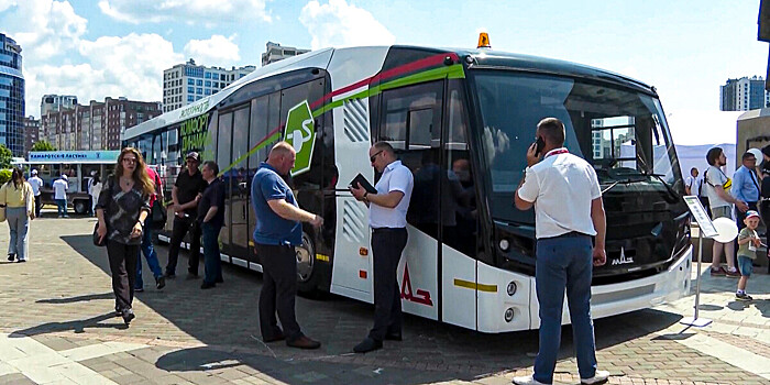 Новинки электротранспорта показали в Минске