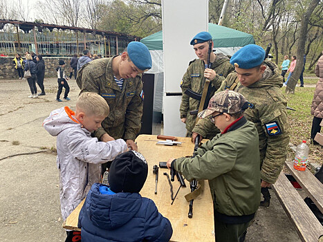 Спортивно-патриотическая акция "Своих не бросаем" прошла в Уссурийске